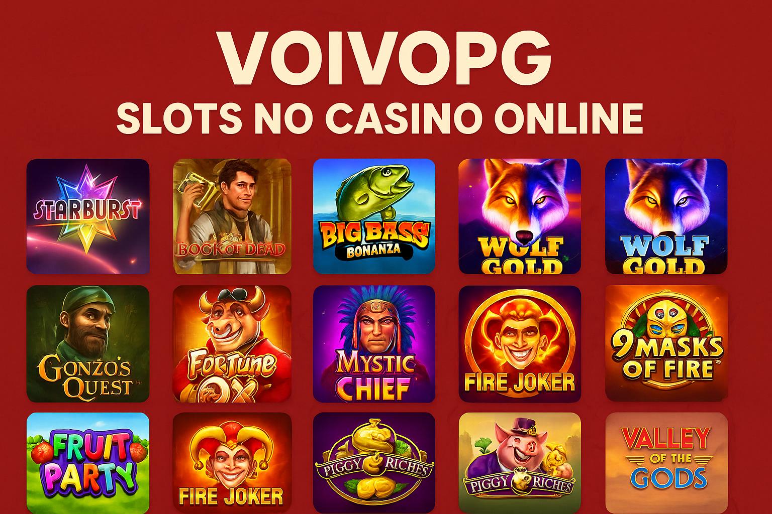 Jogos de Slot no Casino Online VOIVOPG